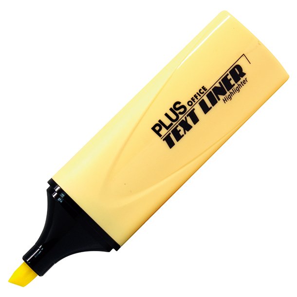Rotulador Fluorescente Plus Office TextLiner Amarillo Pastel